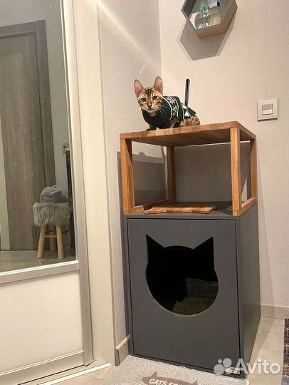 Домик-тумба под Кошачий лоток