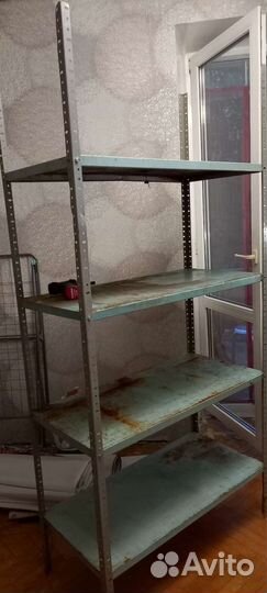 Стеллаж разборный металлический бу