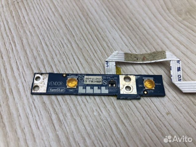 Плата кнопки включения с кабелем Lenovo 3000 G530