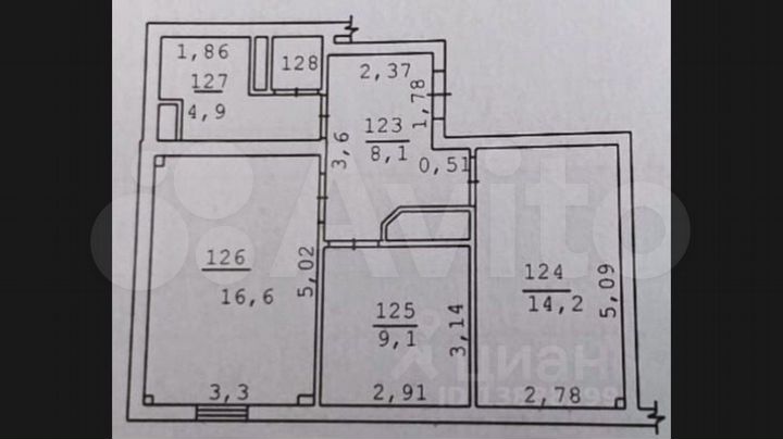 2-к. квартира, 53 м², 10/10 эт.