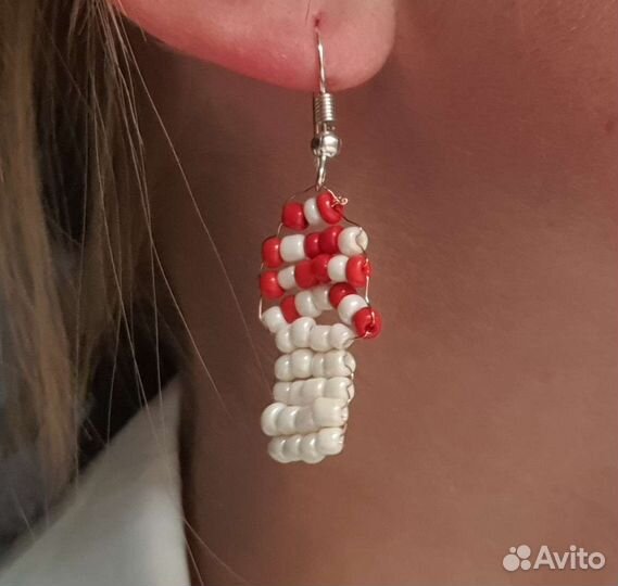 Серьги из бисера