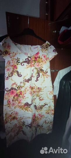 Платье льняное