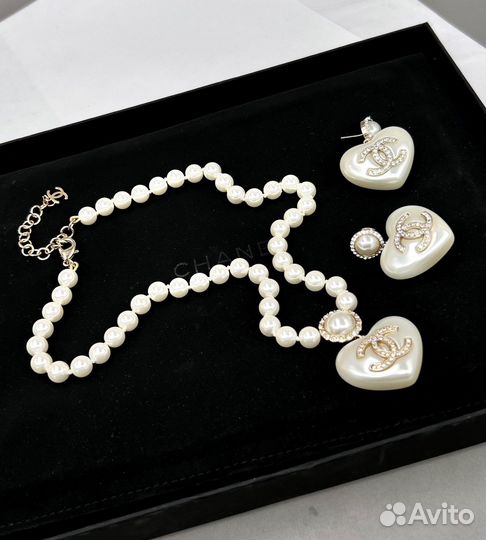 Шанель Колье серьги