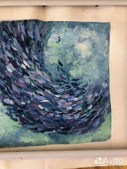 Интерьерная Картинка. «Косяк рыбок»