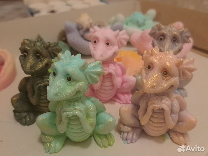 Мыло ручной работы, дракон Валера