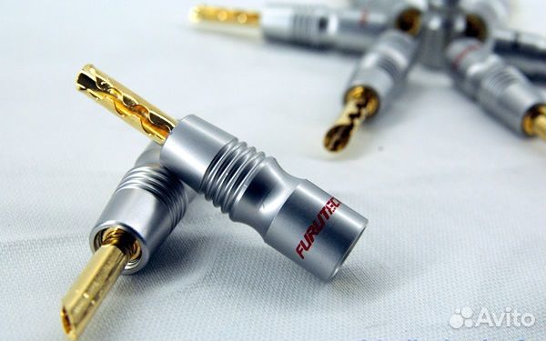 Коннекторы-бананы Furutech для акустики (2 пары)