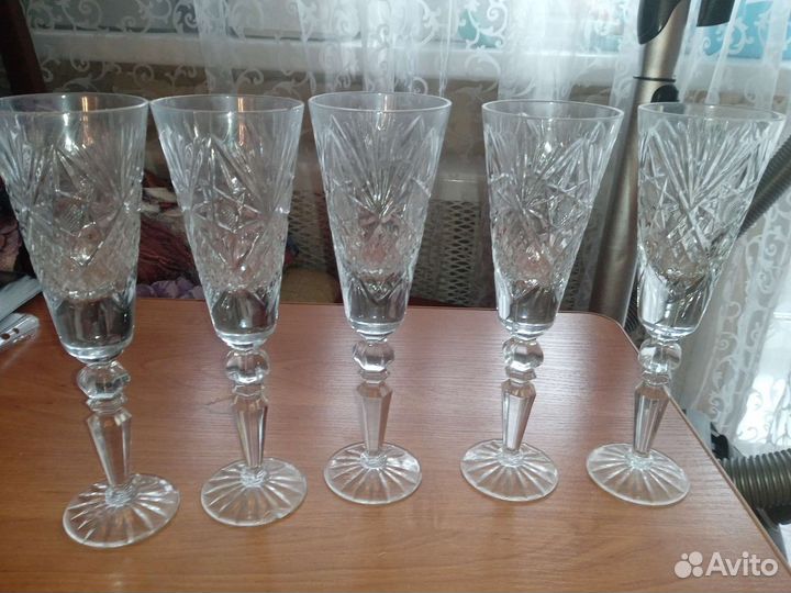 Бокалы хрусталь СССР