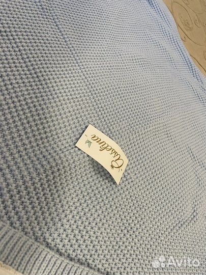 Плед детский вязаный