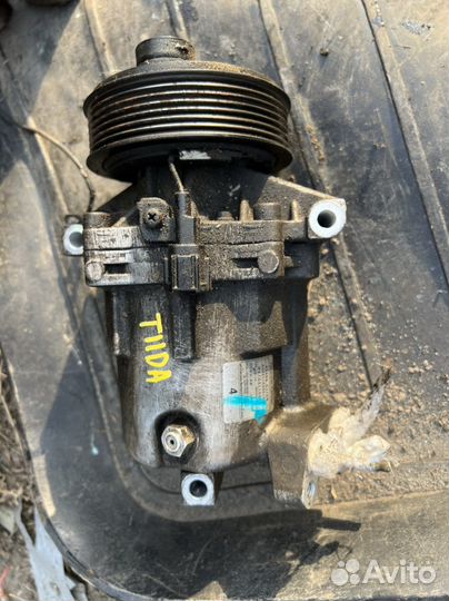 Компрессор кондиционера Nissan Tiida C11 европа