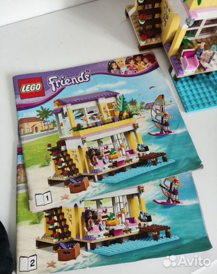 Пляжный домик Стефани Lego Friends 41037