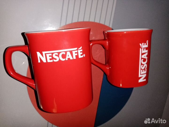 Кружки Nescafe красные набор