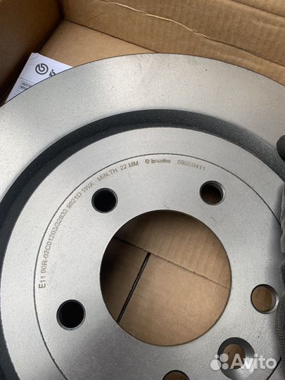 Комплект задних тормозных дисков Brembo Land Rover