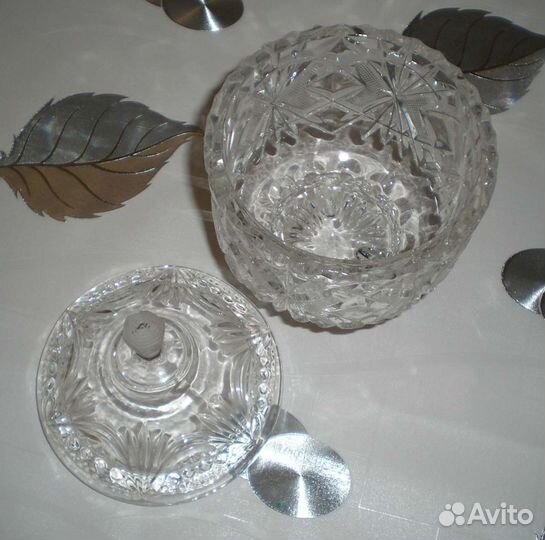 Хрустальные вазы, салатницы и пр