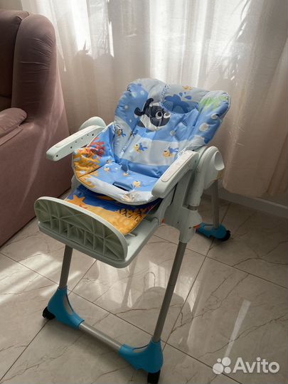 Стульчик для кормления chicco polly