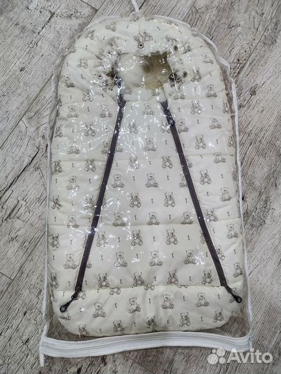 Зимний конверт для новорожденного