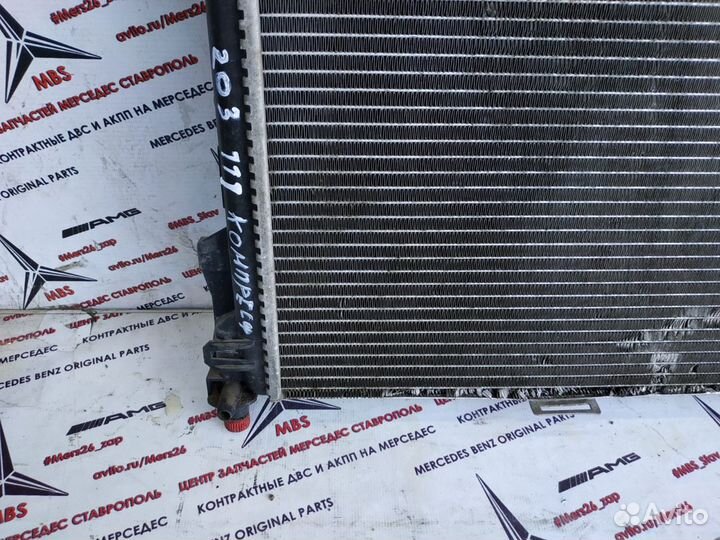 Радиатор W203 M111 Mercedes Kompressor