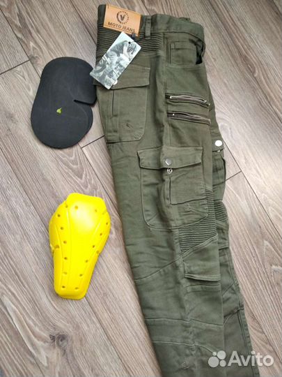 Мотоштаны мотоциклетные с защитными вставками