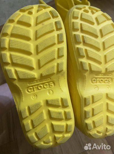 Сапоги резиновые утепленные crocs c11