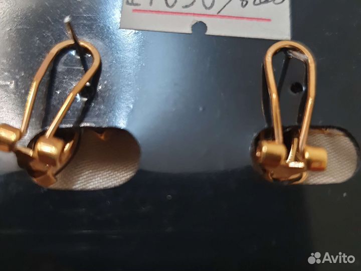 Серьги с агатом