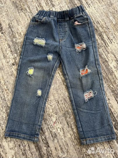 Джинсы для девочки 98