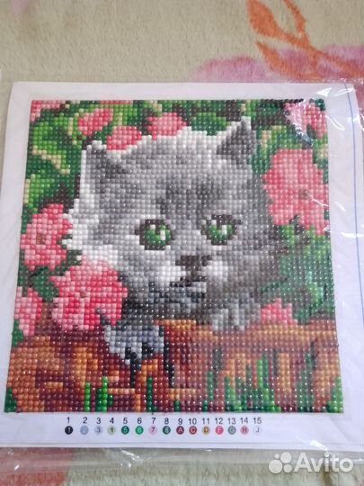 Картина в технике алмазная мозаика