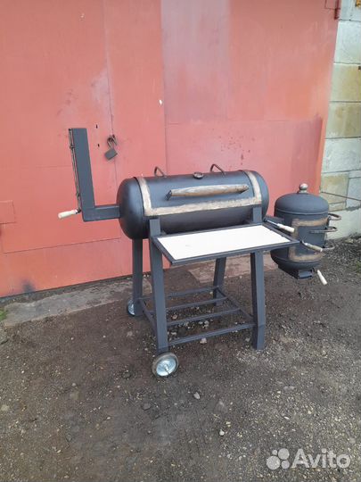 Мангал коптильня смокер гриль на дачу