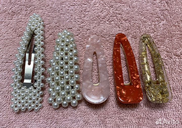 Для волос заколки зажимы резинки повязка бублик