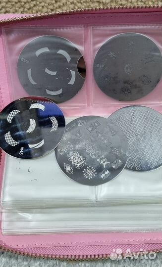 Набор пластин для стемпинга с органайзером