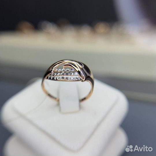 Золотое кольцо 585 пробы золото