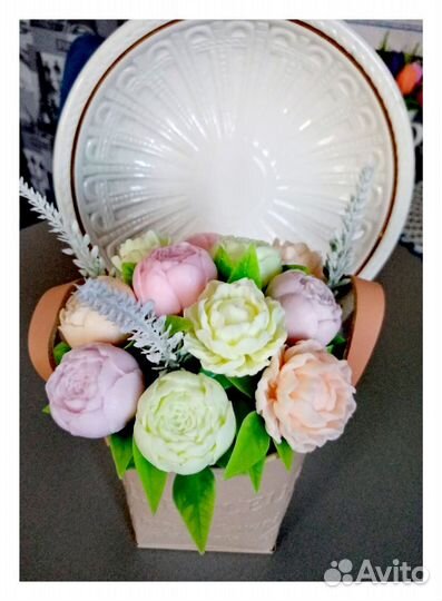 Мыльные букеты