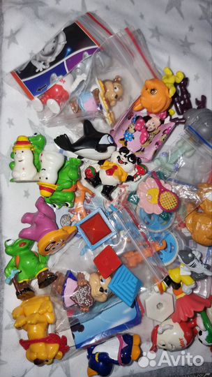 Киндер игрушки пакетом