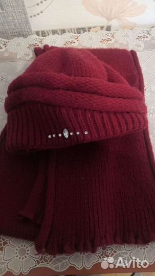 Комплекты: берет+шарф женский