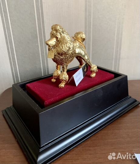 Пудель. Сувенир Cubic gems. Тайланд