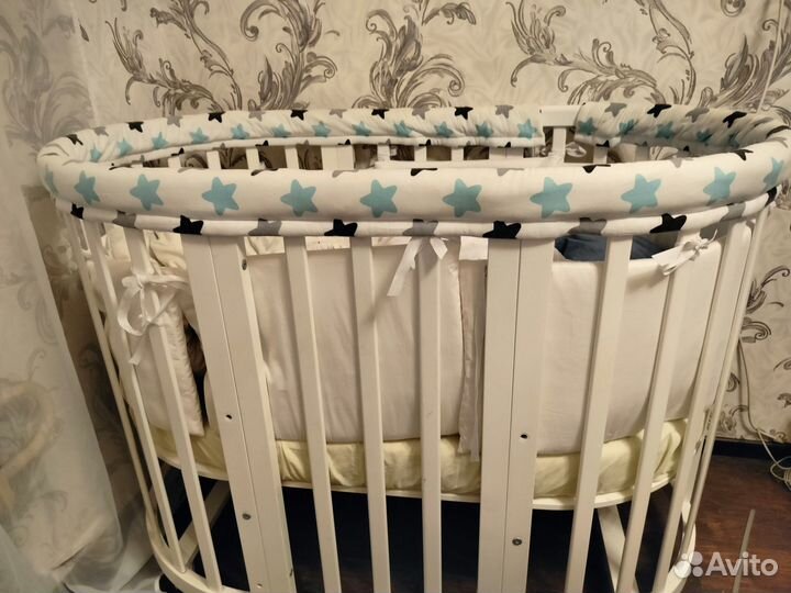 Детская кроватка трансформер Ellipse bed