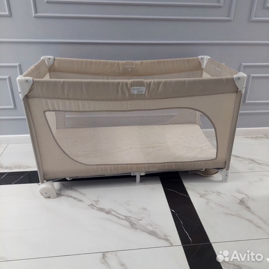 Детская кровать манеж с матрасом