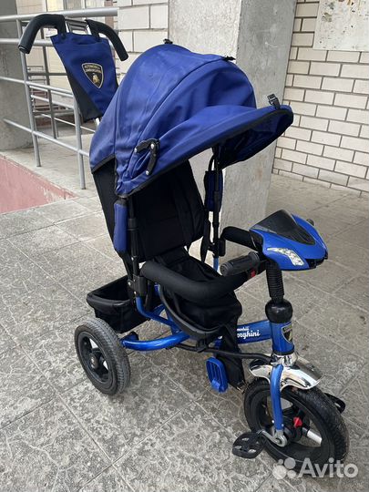 Детский велосипед с ручкой бу