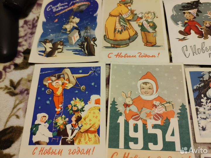 Открытки СССР подписанные