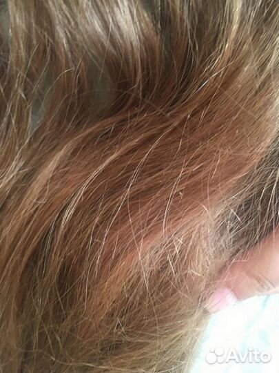 Волосы натуральные на трессе