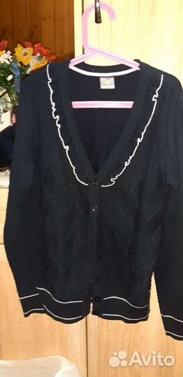 Кофточка и жилет школьные. 140-146