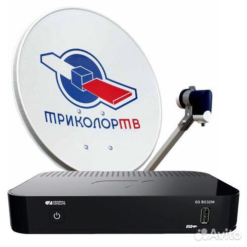 Ресивер триколор и приставка (приставка и антена д