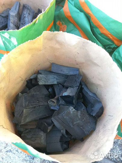 Уголь древесный берёзовый, карандаш.дрова в сетках