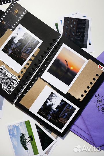 Печать фотографий в стиле polaroid