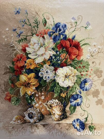 10 картин вышитых крестиком