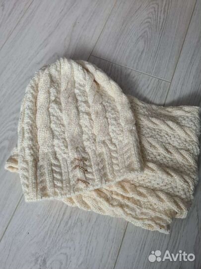 Шапка и снуд женский