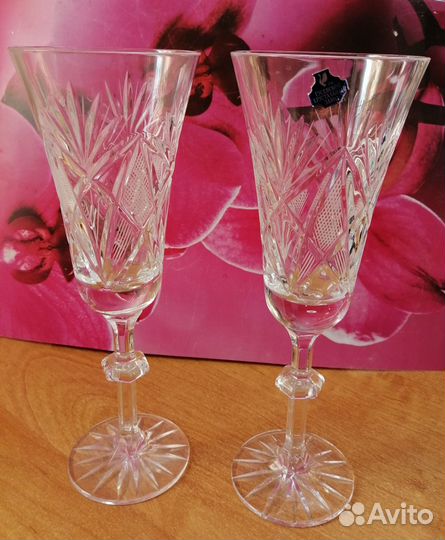 Хрустальные фужеры