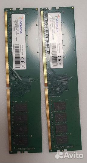 Оперативная память adata DDR4 4gb x 2 2400