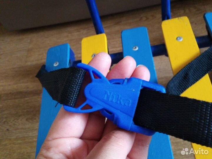 Санки детские с ручкой