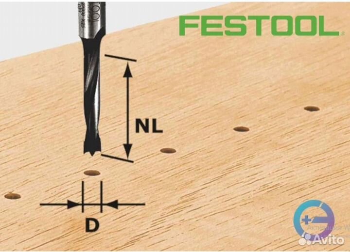 Festool Фреза-сверло HW S8 D8/30 Z (491068)