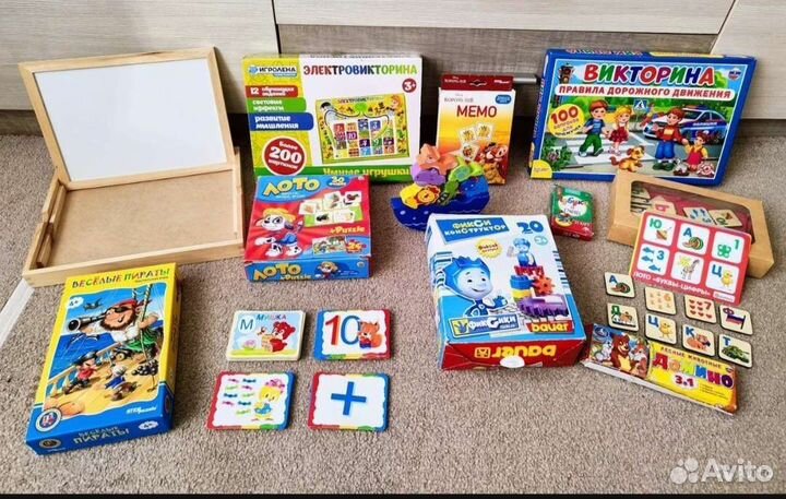 Настольные развивающие детские игры