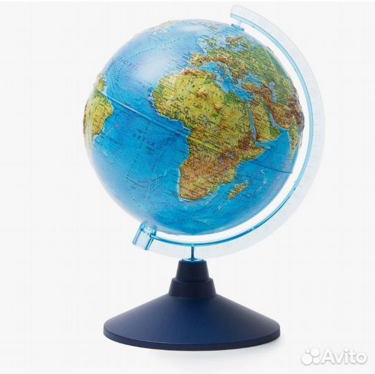Глобус физический 210 мм рельефный